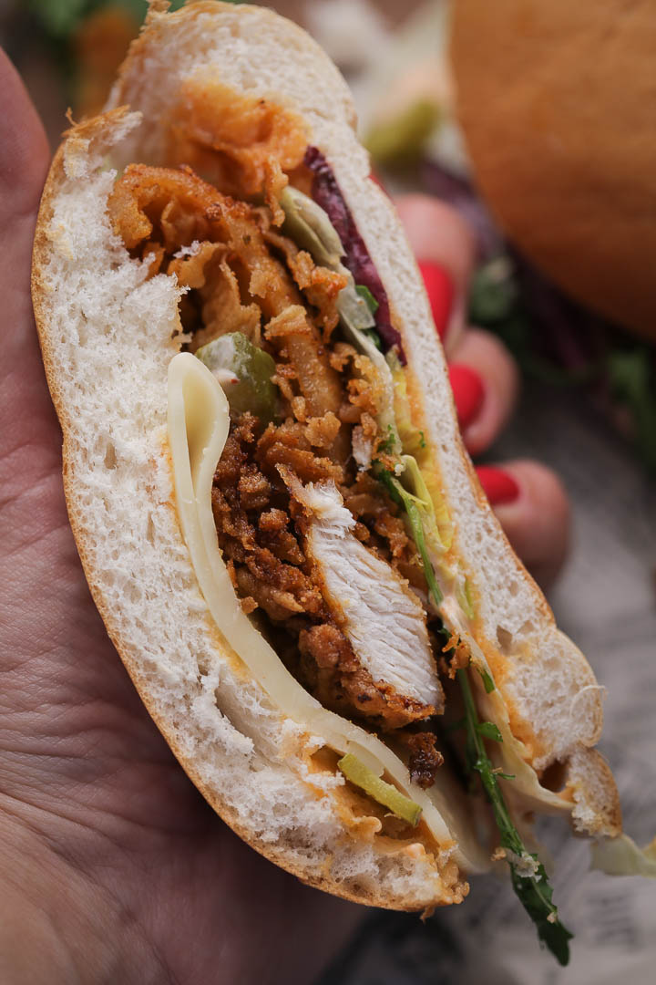 sendvič sa hrskavom piletinom